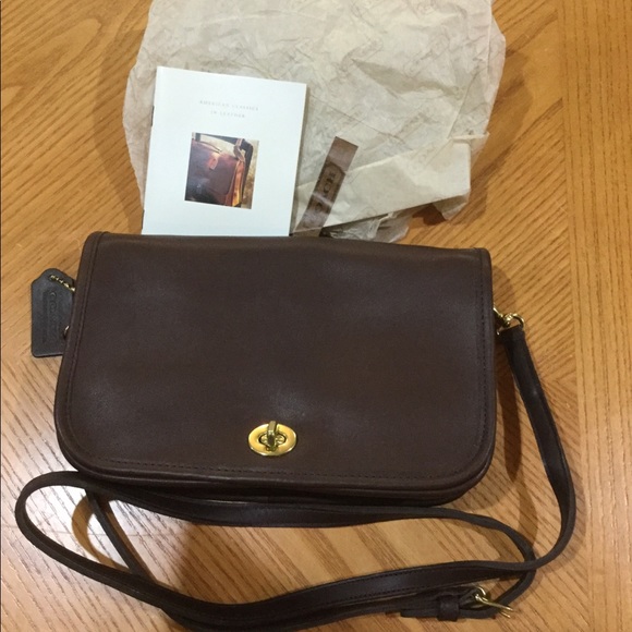 Coach Handbags - Vintage Coach Bag,Brown,#9755 Never used,Authentic